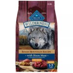 Blue Buffalo Wilderness Rocky Mountain Recipe Large Breed Adult Dog Dry Food - Bison, 22 lb