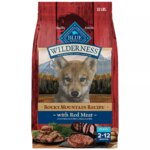 Blue Buffalo Wilderness Rocky Mountain Recipe Puppy Dry Dog Food - Red Meat, 22 lb