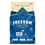 Blue Buffalo? Freedom? Senior 7+ Dry Dog Food - Grain Free, Chicken & Potatoes