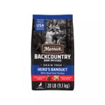 Merrick? Backcountry? Grain Free Adult Dry Dog Food - Natural, Freeze Dried Raw Bits, Beef & Turkey