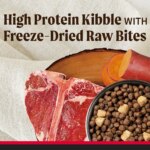 Merrick? Backcountry? Grain Free Adult Dry Dog Food - Natural, Freeze Dried Raw Pieces, Beef & Lamb - Image 3