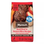 Merrick? Healthy Grains? Adult Dry Dog Food - Natural, Beef & Brown Rice with Ancient Grains