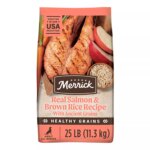 Merrick? Healthy Grains? Adult Dry Dog Food - Natural, Real Salmon & Brown Rice with Ancient Grains