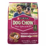 Purina Dog Chow Tender & Crunchy Dog Food Lamb and Turkey 30 LB