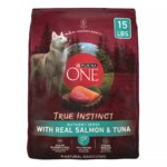 Purina ONE True Instinct Real Salmon & Tuna Adult Dry Dog Food 15 lb