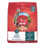 Purina ONE? +Plus Large Breed Puppy Dog Dry Food - Chicken, High-Protein, Antioxidants