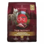 Purina ONE? True Instinct Adult Dog Dry Food - High-Protein, Natural, Venison