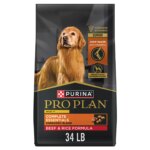 Purina Pro Plan Complete Essentials Shredded Blend Senior 7+ Dry Dog Food - Beef & Rice