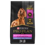 Purina? Pro Plan Sensitive Skin & Stomach Adult Dry Dog Food - Lamb & Oat Meal, No Corn, Wheat Soy
