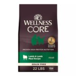 Wellness CORE Adult Dog Food - Natural, Grain Free, Lamb