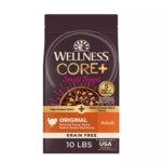 Wellness? CORE+ Small Breed Adult Dry Dog Food - Grain Free, Freeze Dried, Turkey